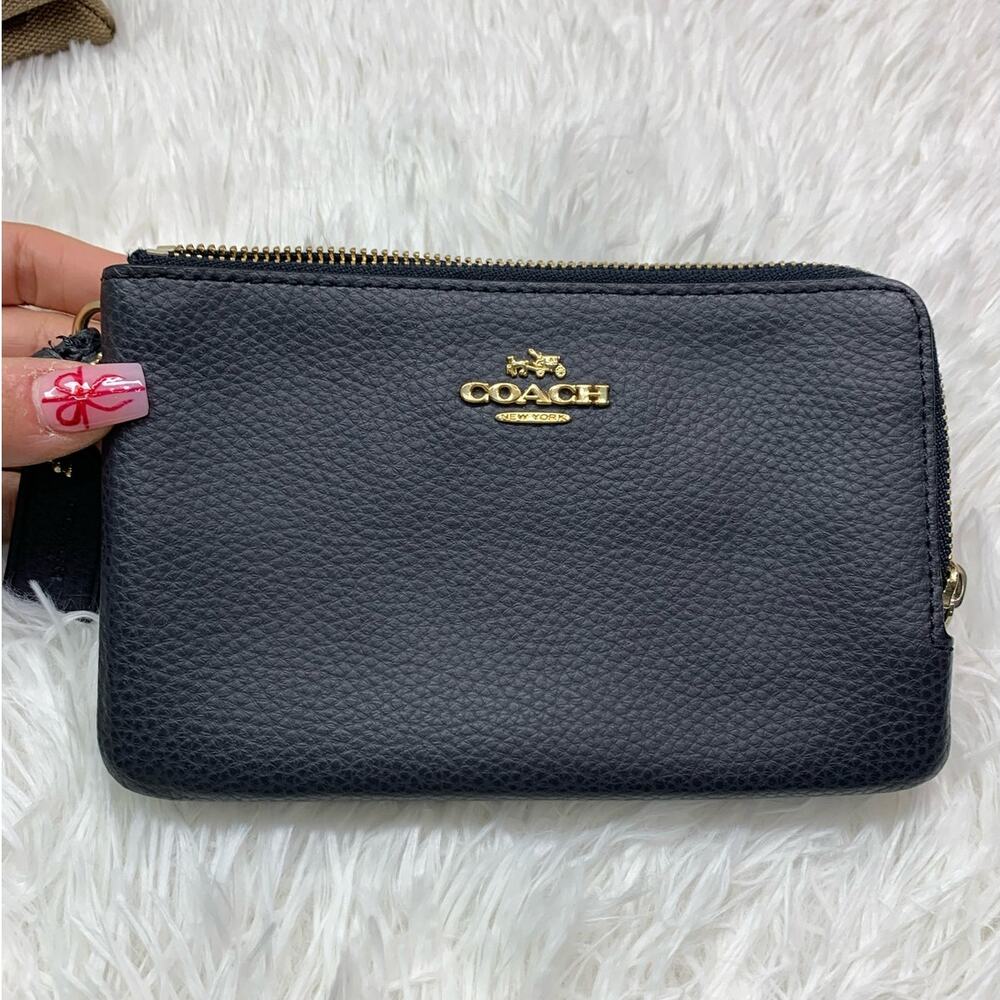 COACH Double Zipper Wristlet - Picture 3 of 10